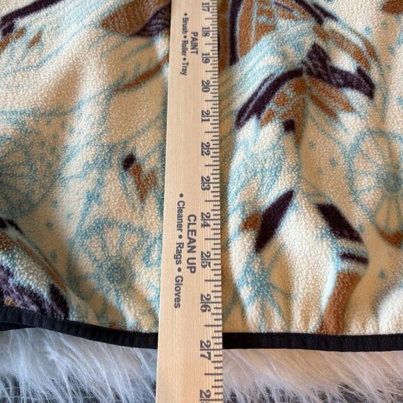 Patagonia Synchilla 1/4 Snap-T Fleece Pullover Harvest Moon Owl Women’s L Rare - Picture 8 of 9